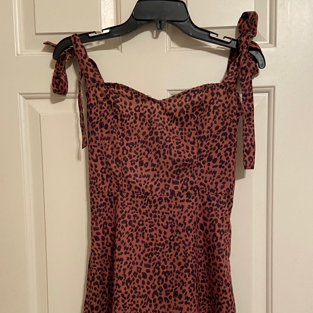 Leopard print dress